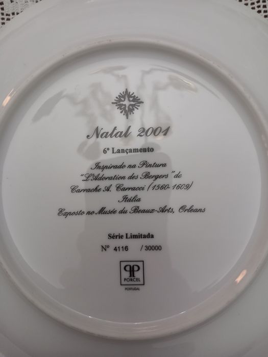 Pratos decorativos  de Natal