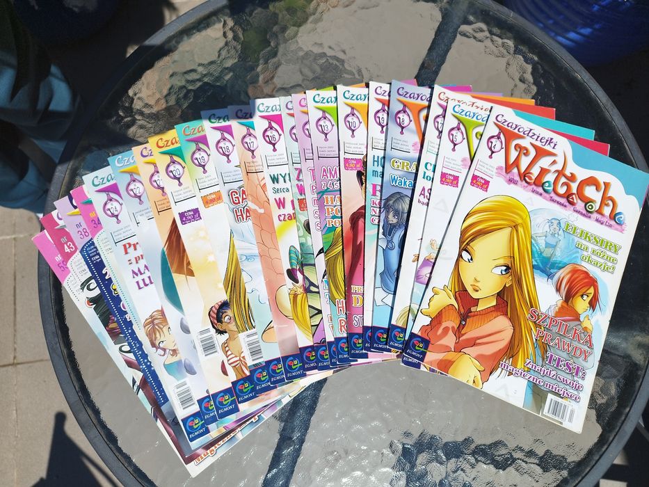 Komiksy Witch gazety pierwsze numery