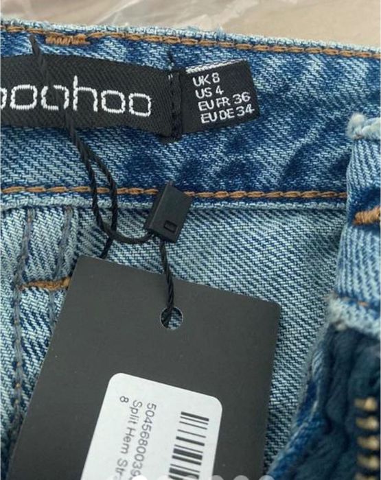 Джинсы boohoo, джинси тренд, палаццо з розрізами.