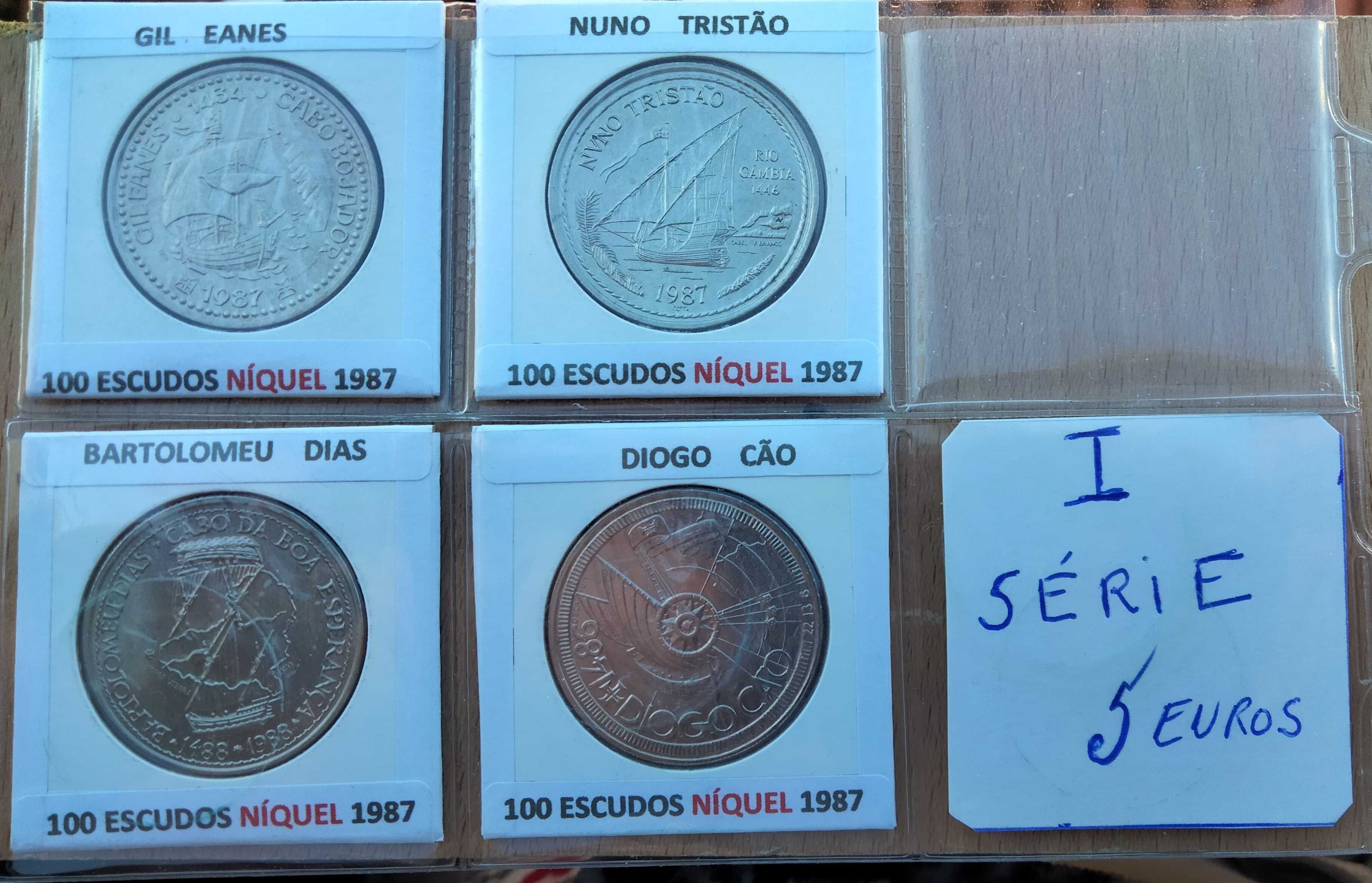 8 Séries Comemorativas  moedas dos Descobrimentos Portugueses