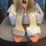 Sandaly buty  obcas cyrkonie