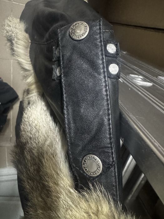 Куртка кожаная мужская размер М Dolce Gabbana