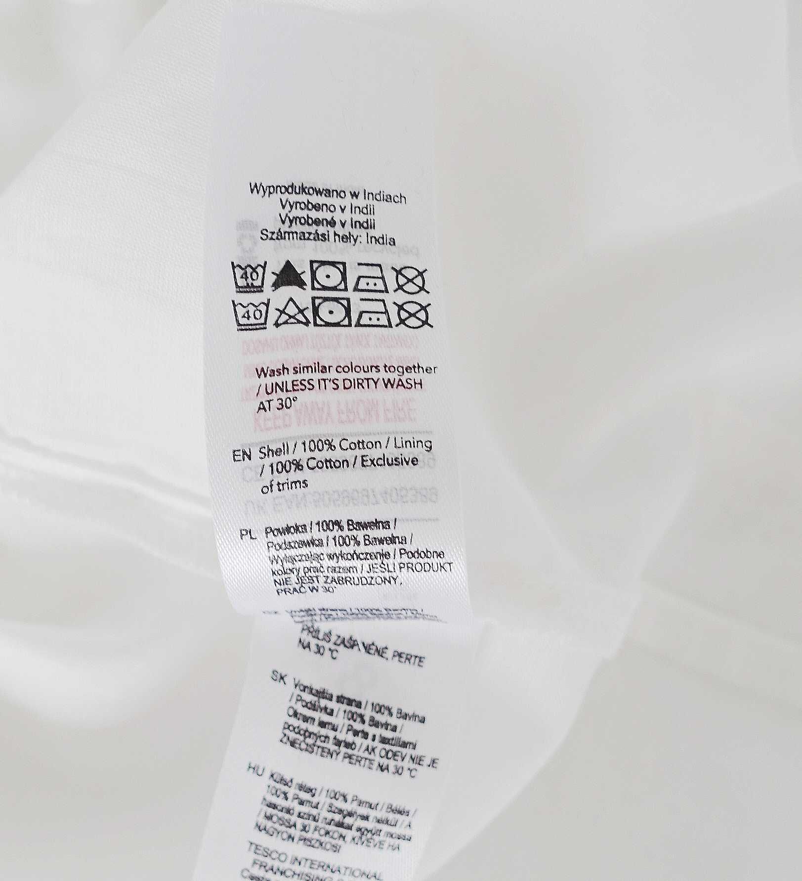 f&f biała haftowana sukienka bawełna 40 nowa