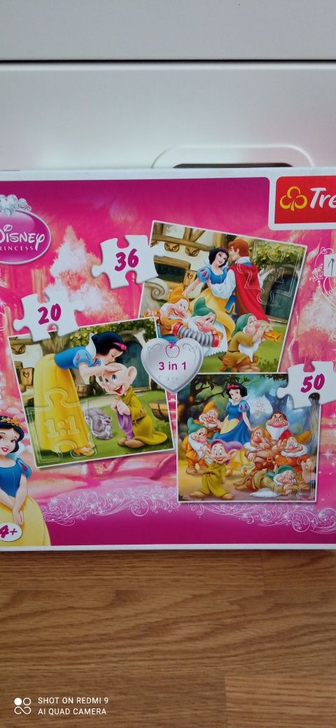 Puzzle Królewna Śnieżka i siedmiu krasnoludków
