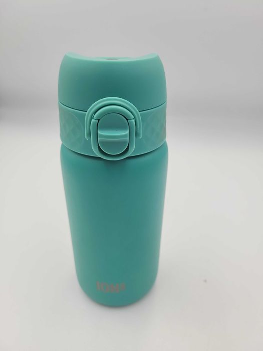 Bidon Ion8 400 ml zielony stal nierdzewna szczelny BPA Free