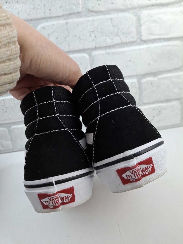 Trampki wysokie sneakersy Vans Sk8-Hi r.33