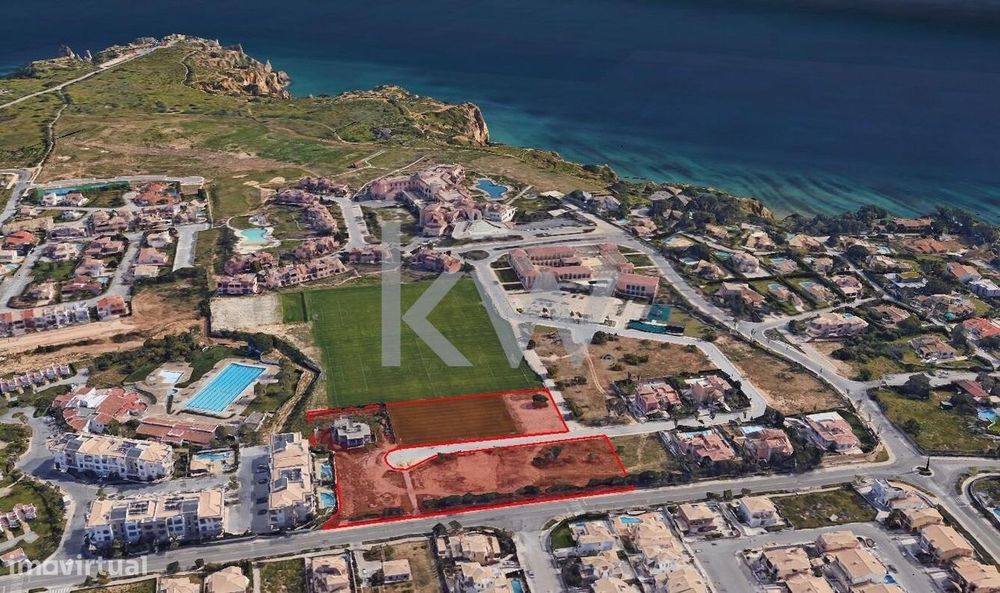Lote para construção de moradia T3 isolada em Resort de Luxo na falési