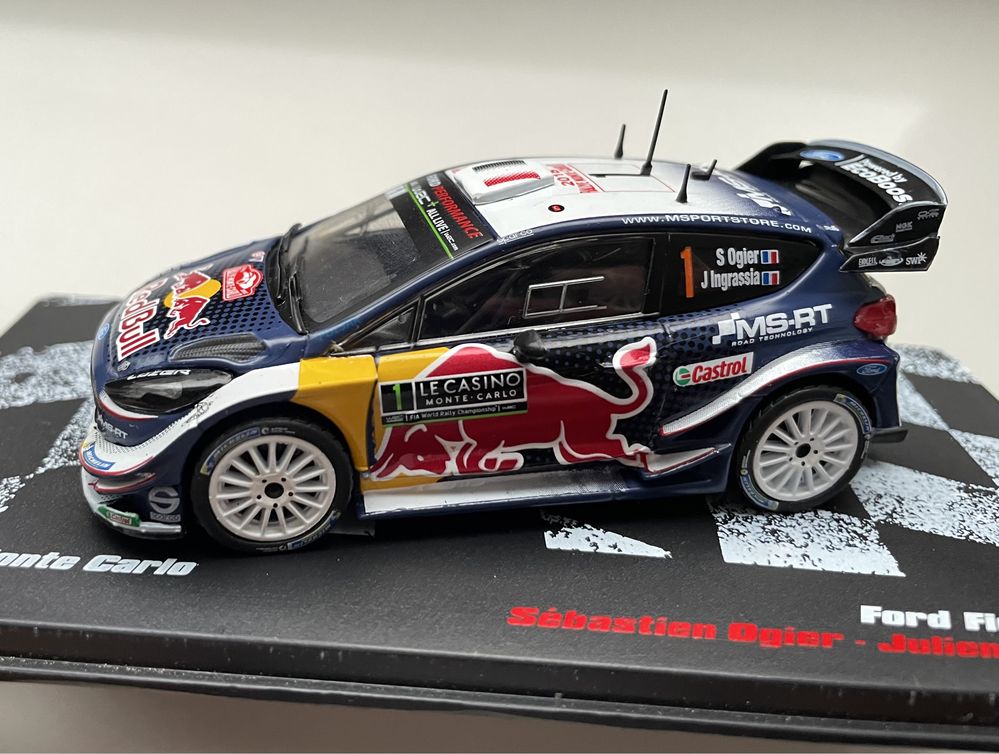 ford fiesta wrc S. Ogier, J. Ingrassia 1/43 Rally Cars Deagostini