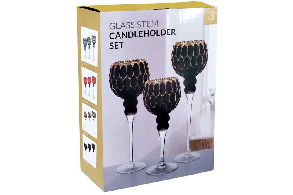 Підсвічник Набір новорічних підсвічників Новогодний подсвечник Свічник