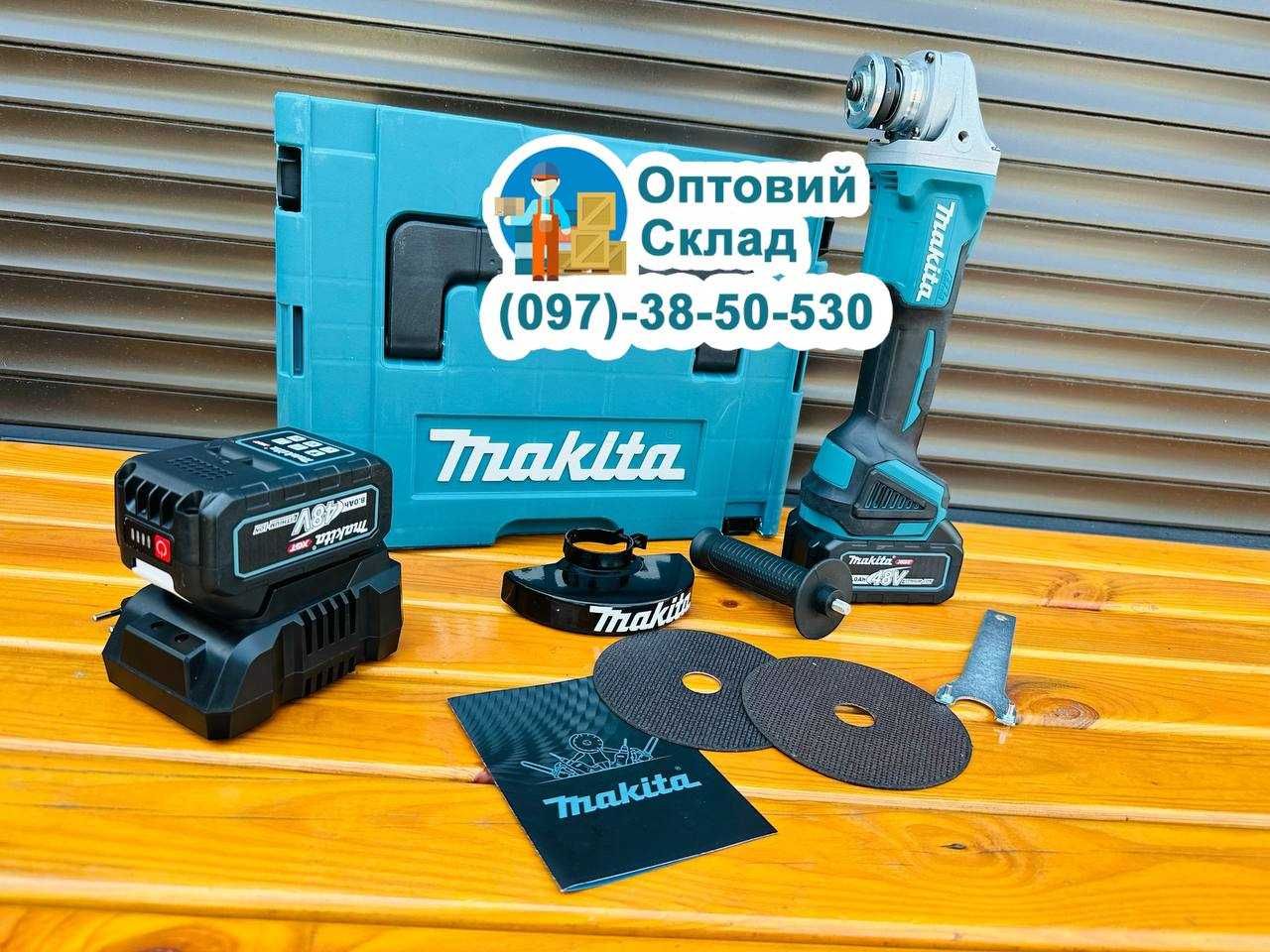 Акумуляторна Шліфувальна машина Болгарка Makita DGA504PRO УШМ 48V-8A