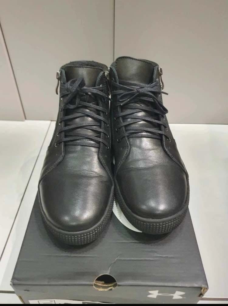 Buty ocieplane skórzane polskie, jak nowe.