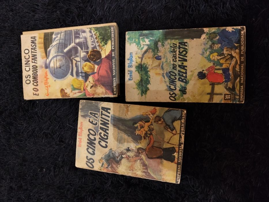 Livros antigos - Os cinco - dos anos 60