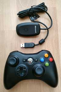 Xbox 360 pad plus adapter do PC