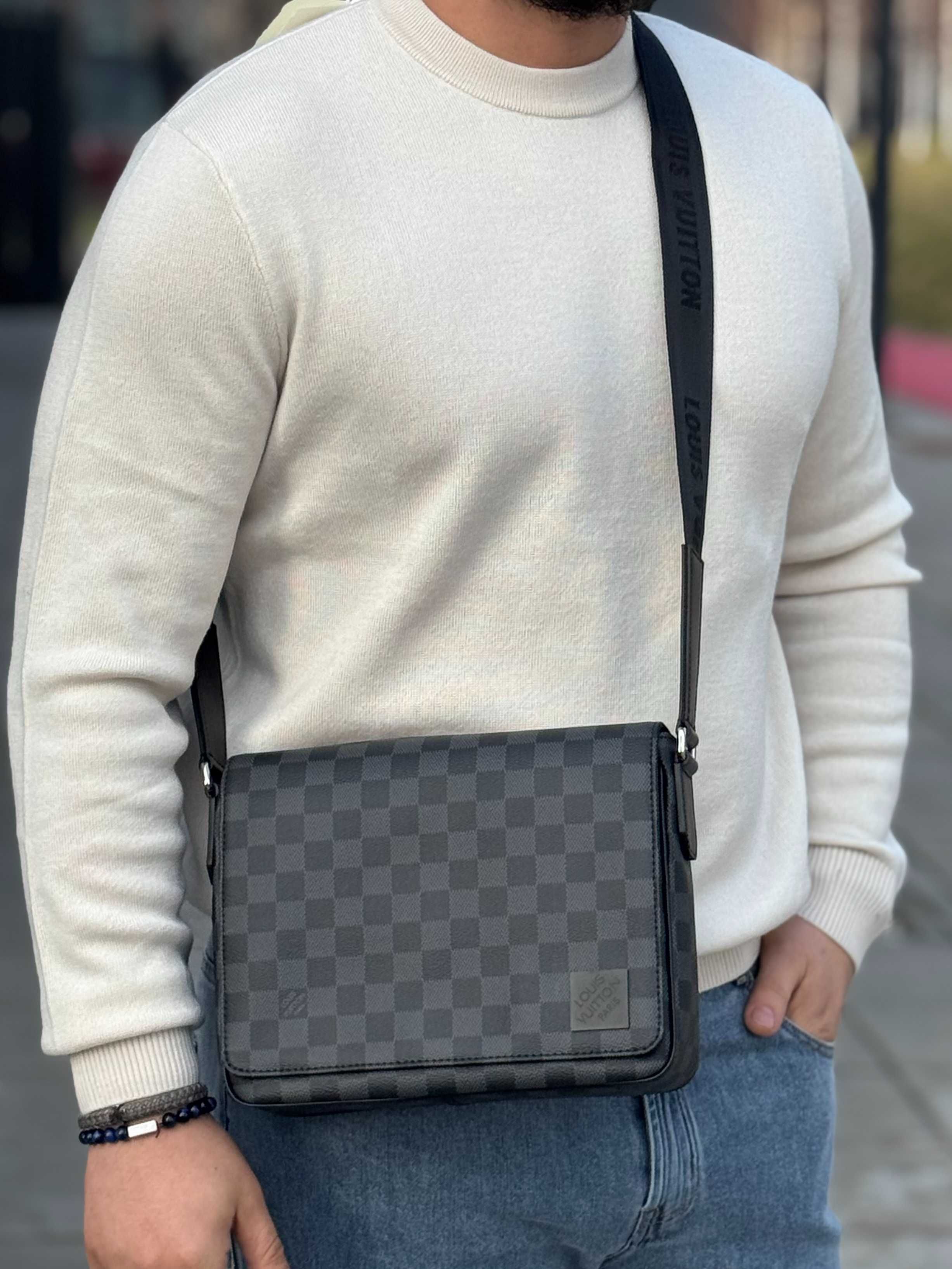 Сумка мужская District Louis Vuitton | сумка мессенджер Луи Виттон