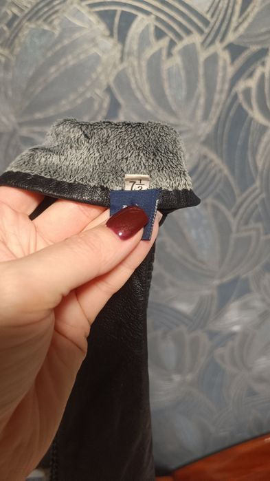 Шкіряні рукавички довгі