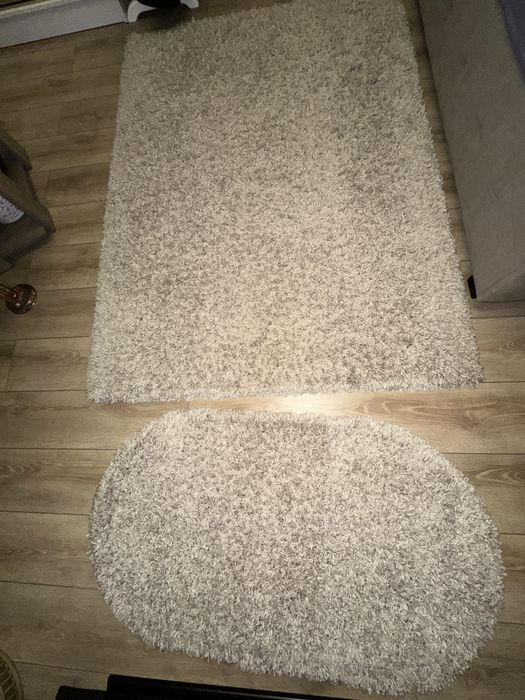 Ковер великий + малий,  бежевий