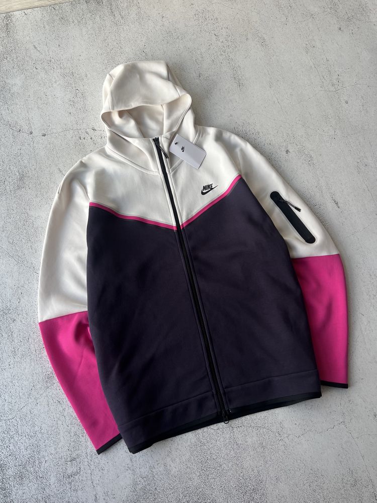 Худі Nike Tech Fleece Purple Pink Drill Trapstar Corteiz