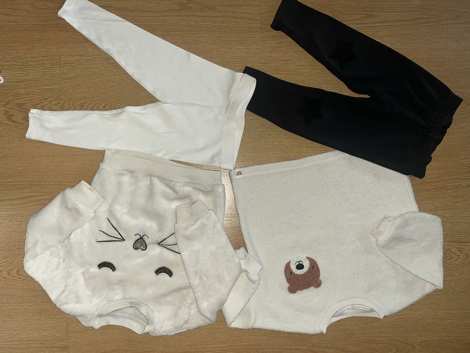 Реглани zara, юбка zara, штанці next, штанці shein, комбінезон primark