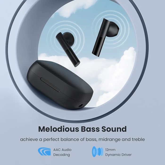 Auriculares bluetooth Haylou GT6, como novos!