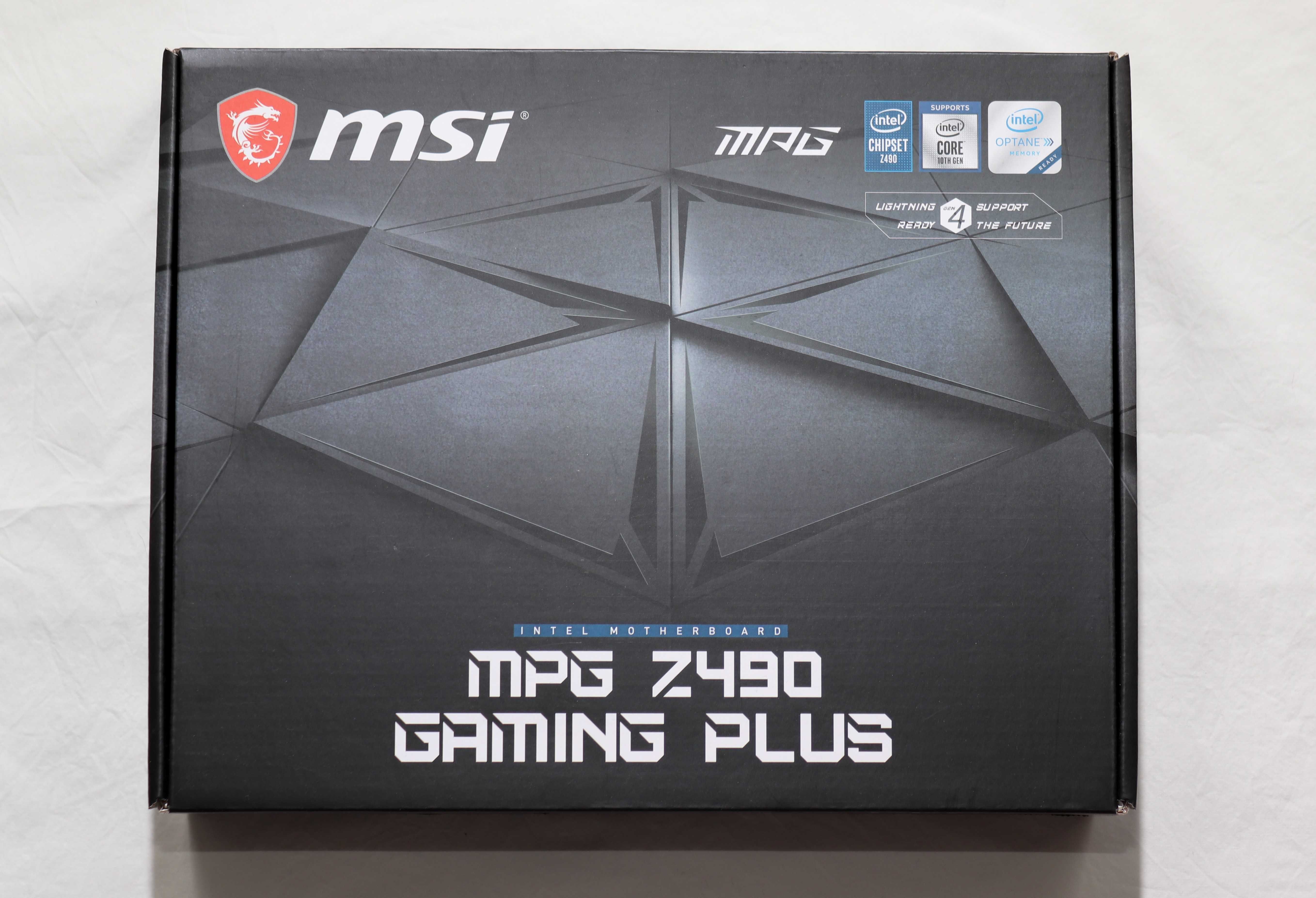 Płyta główna MSI MPG Z490 GAMING PLUS z procesorem Intel Core I5 10400