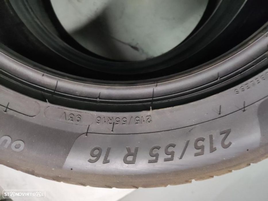 2 pneus semi novos 215-55r16 michelin - oferta dos portes 90 EUROS
