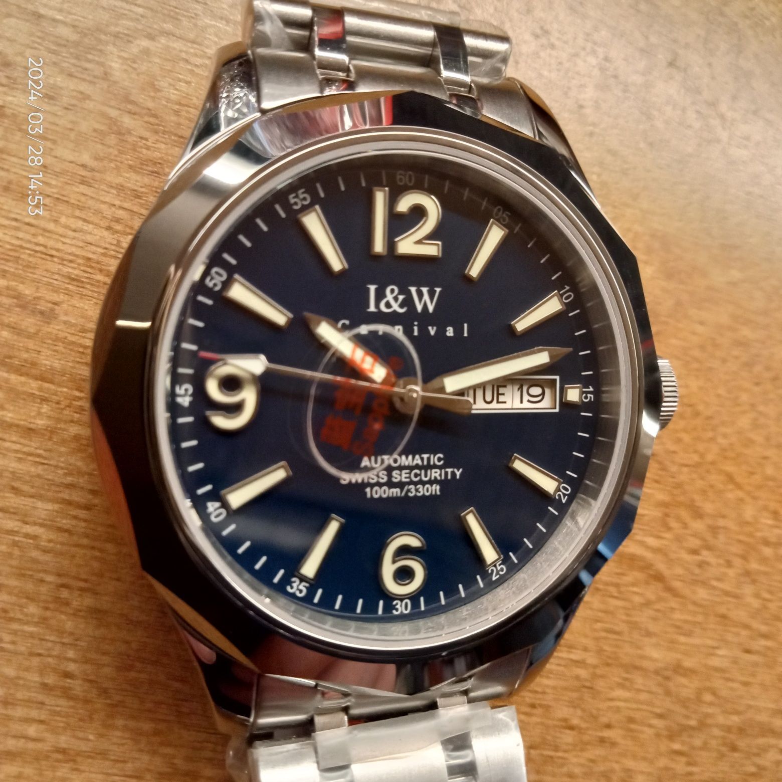 Часы I&W вольфрамовые швейцарский бренд