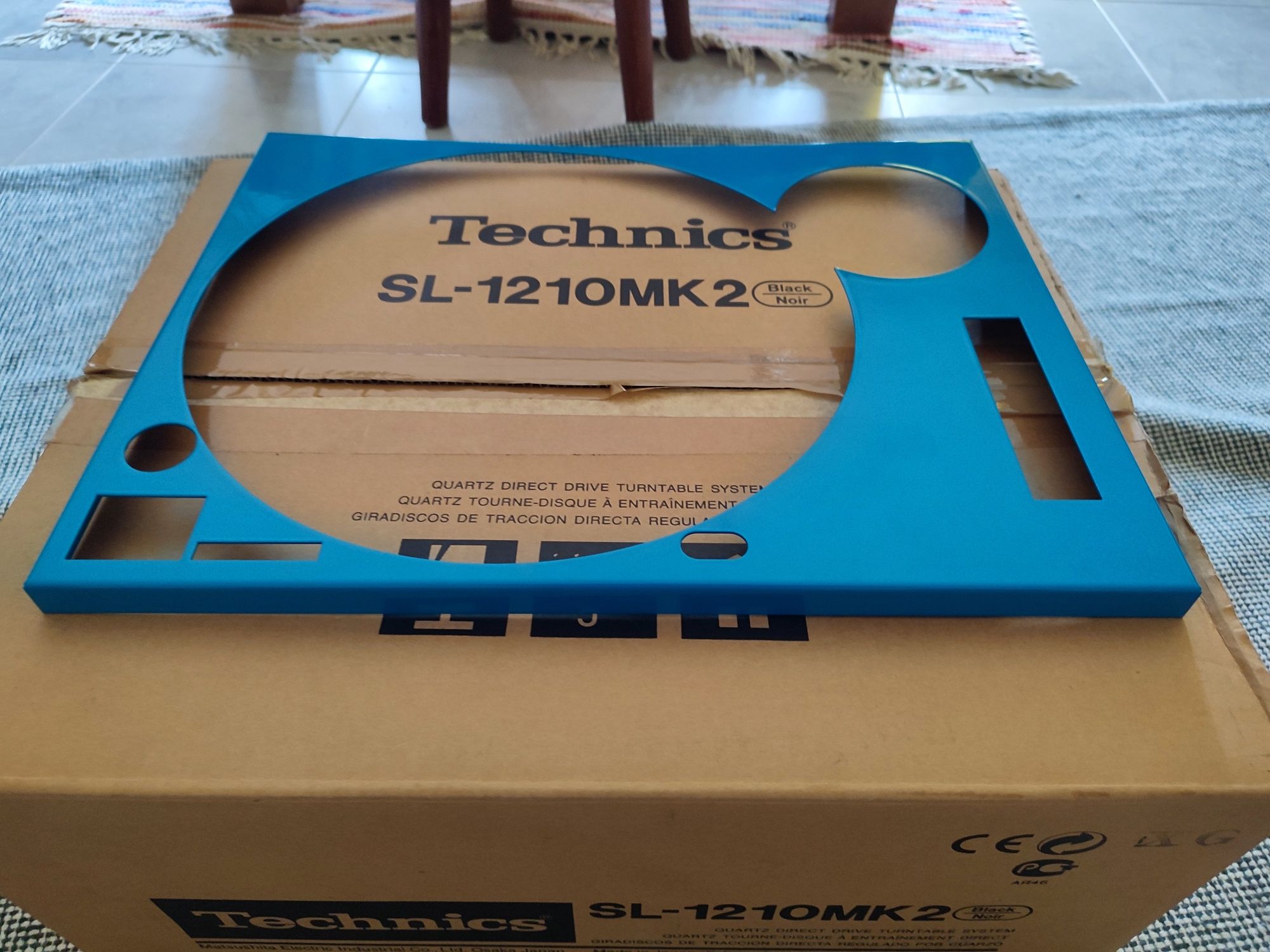 Tampa de proteção para gira discos Technics SL-1210 MK2 e SL-1200 MK2