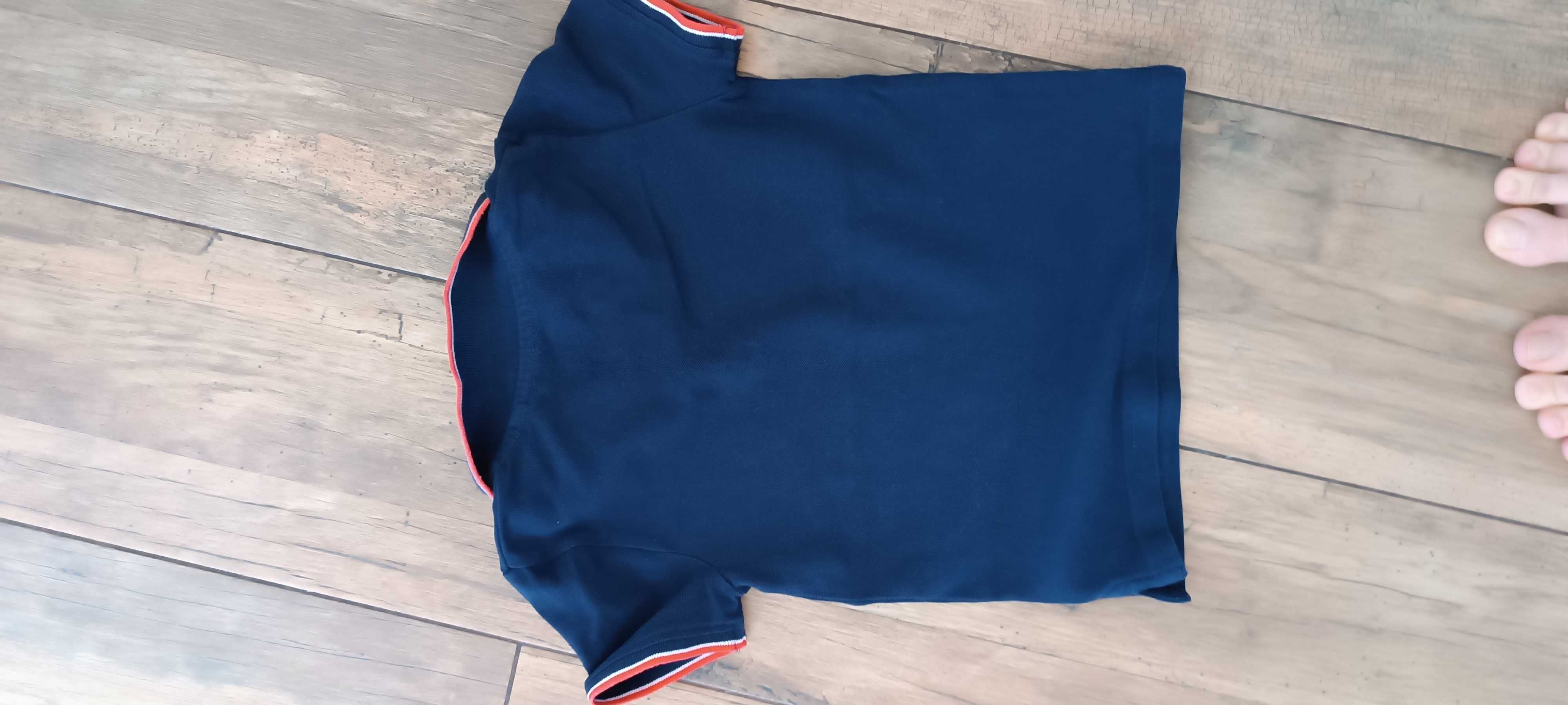 Koszulka polo t-shirt dla chłopca elegancki 110 c&a