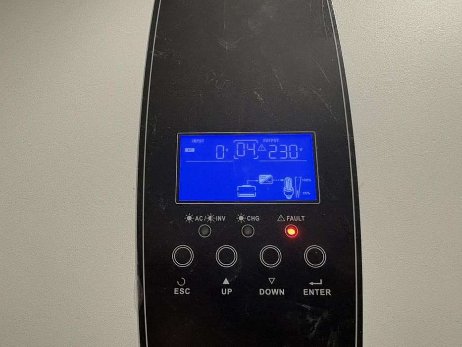 Установка инвертора, подключение генератора.  Электромонтажные работы.