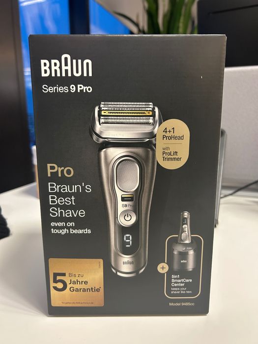 Golarka Braun 9485cc Series 9 Pro, całkowicie nowy