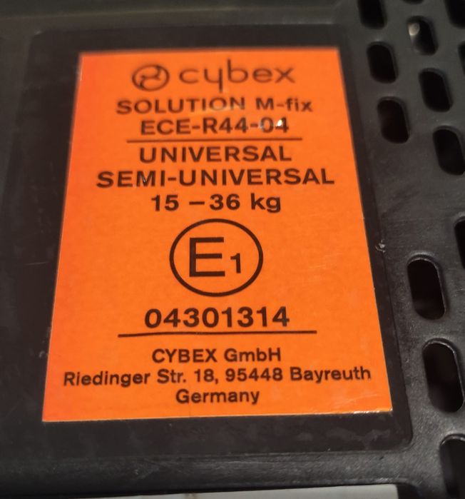 Cadeira Cybex Solution m-fix