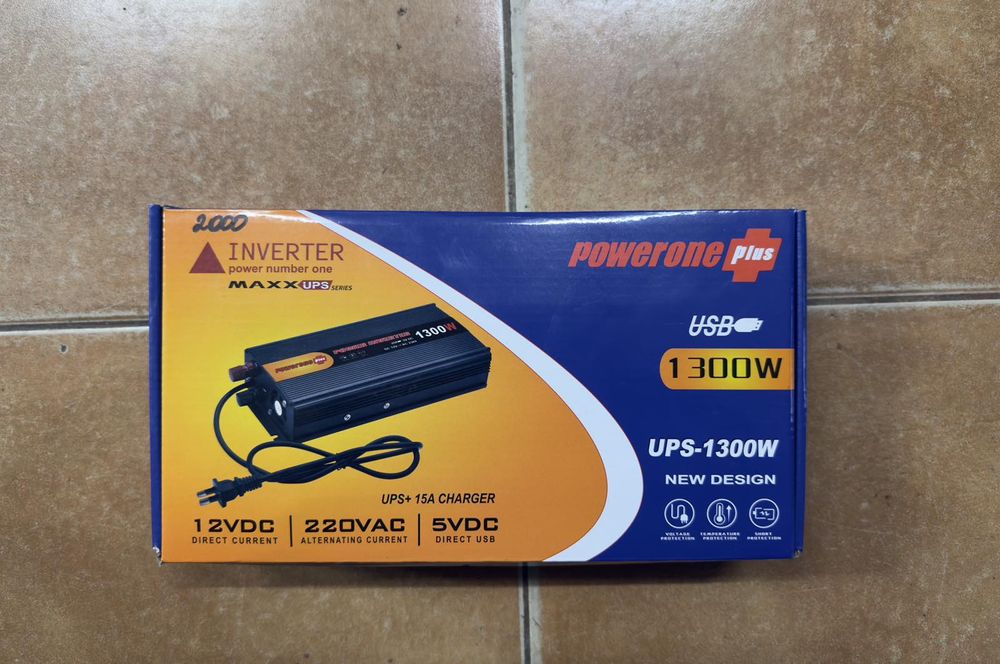 Інтвертор ДБЖ перетворювач напруги 600 1300 Luminous