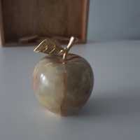 Jabłuszko figurka owoc z onyksu pakistańskiego Kamień naturalny NOWE
