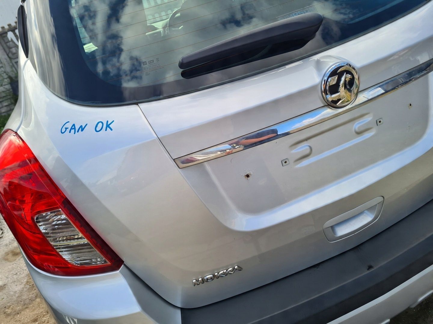 KLAPA BAGAŻNIKA OPEL MOKKA MOKKA X GAN Z176