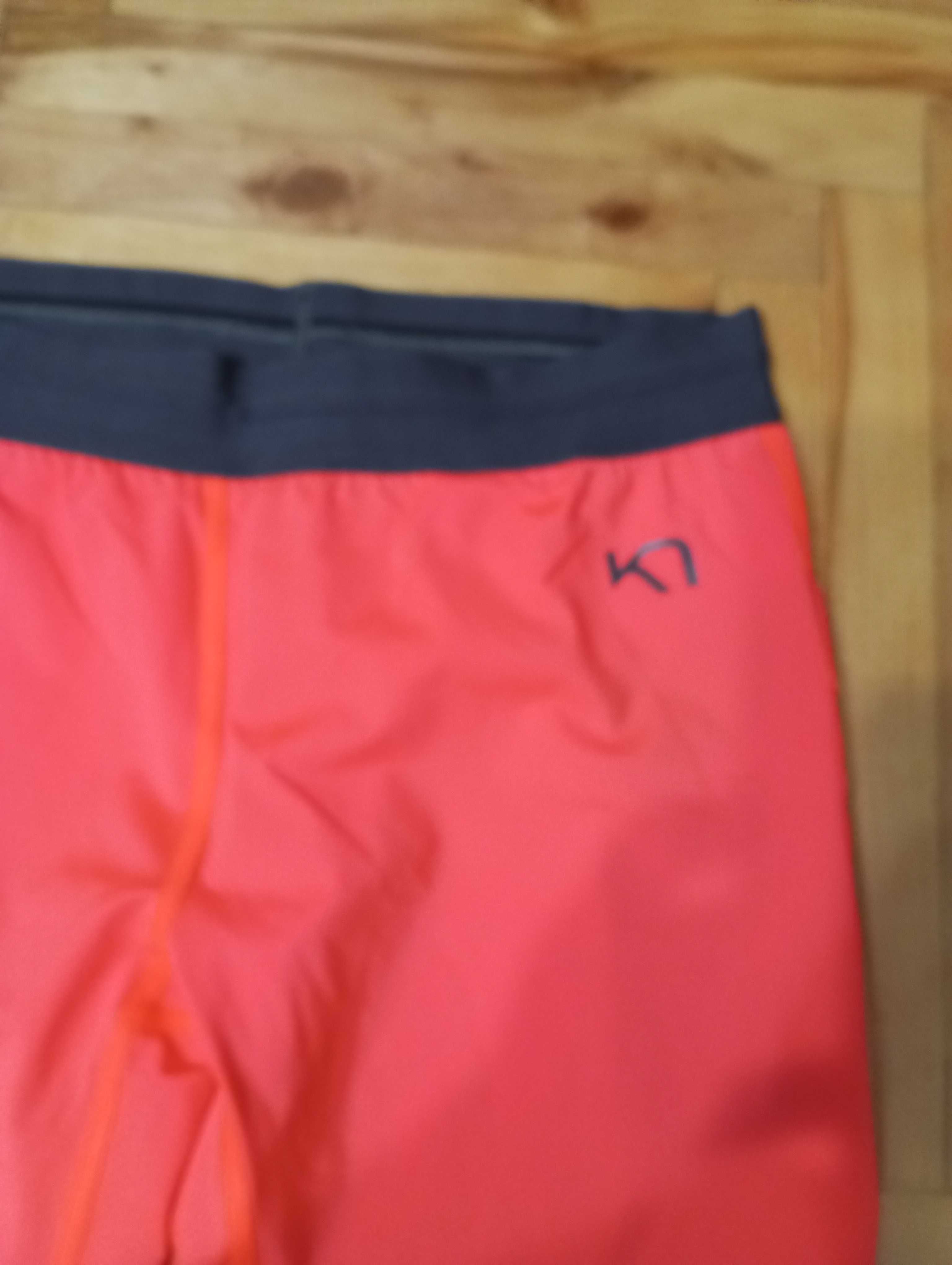 Kari Traa Neonowe legginsy treningowe za kolano rozm.L/40/12/