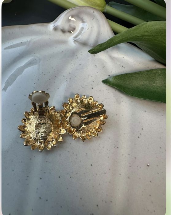 Вінтажні кліпси соняхи