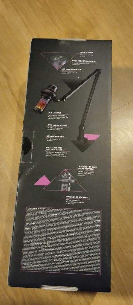 Mikrofon PREYON Osprey Scream RGB (POS43B)