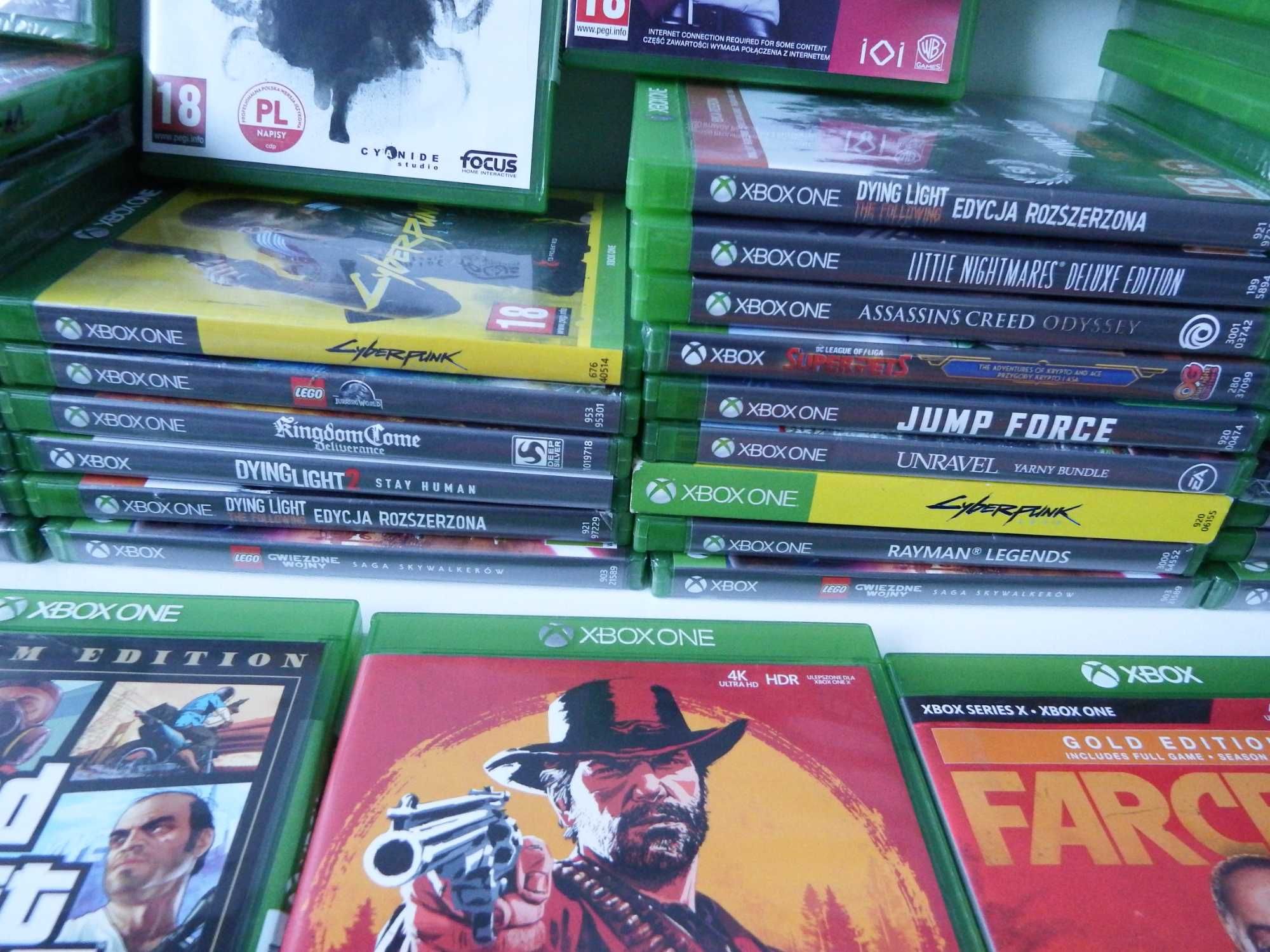GRY XBOX ONE / XBOX Series X LEGO Wiedźmin GTA5 RDR2 Hitman Sonic