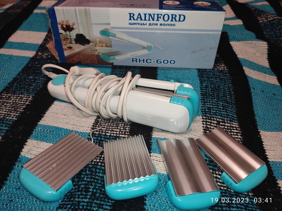 Щипцы для завивки и выпрямления волос Rainford RHC-600