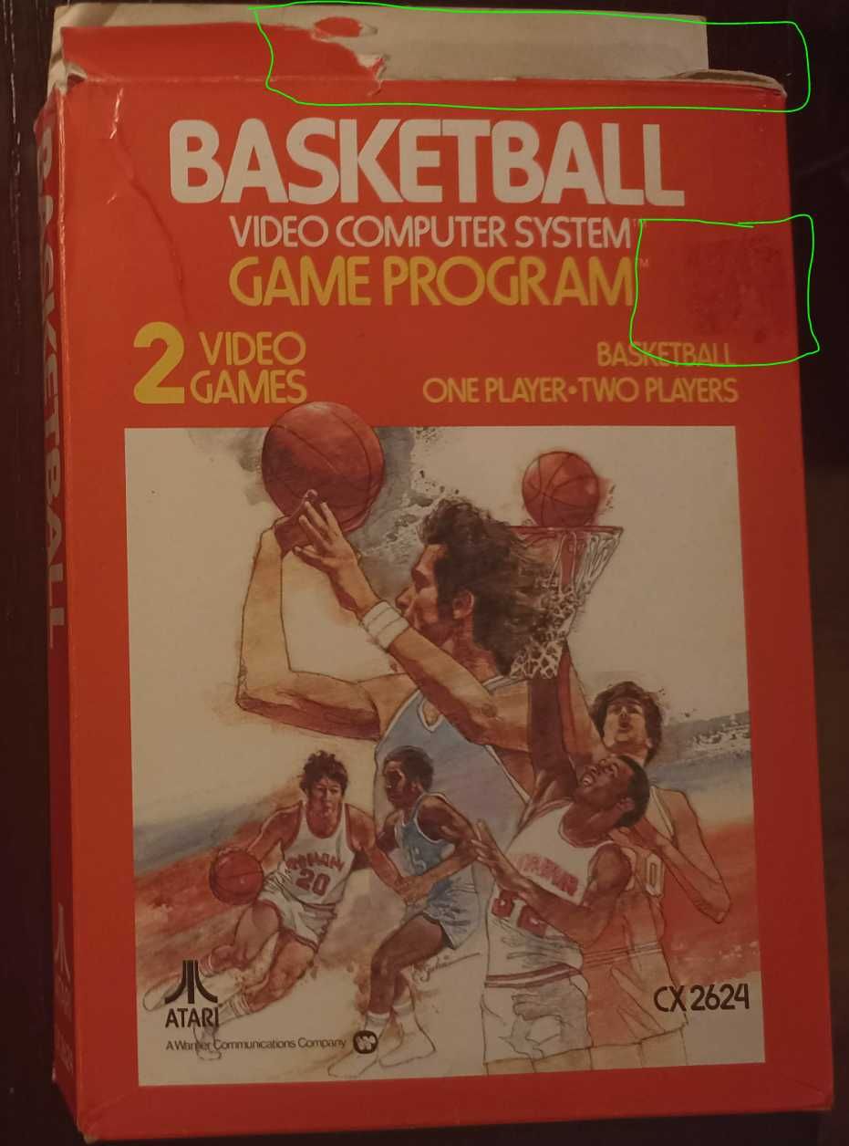 Atari 2600 Basketball CIB NTSC USA