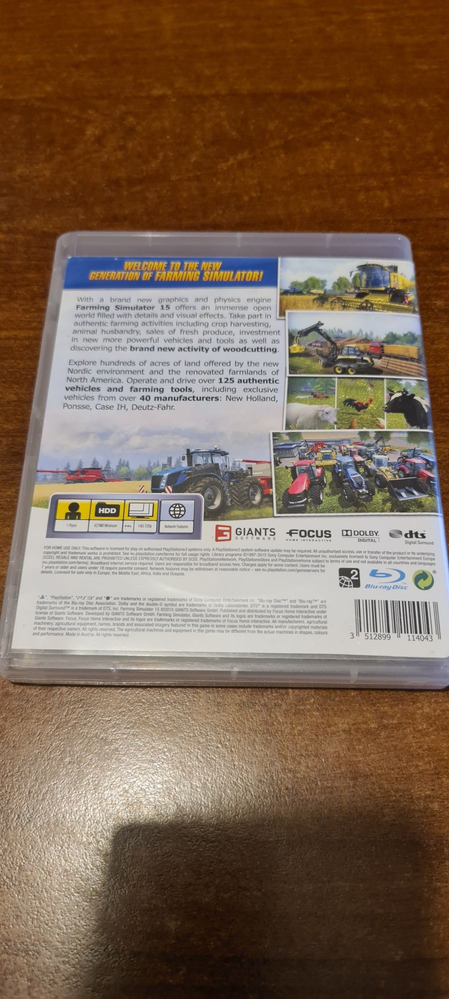 Gra PS3 farming simulator 15