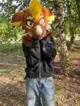 furry fursuit vernid head maska premade