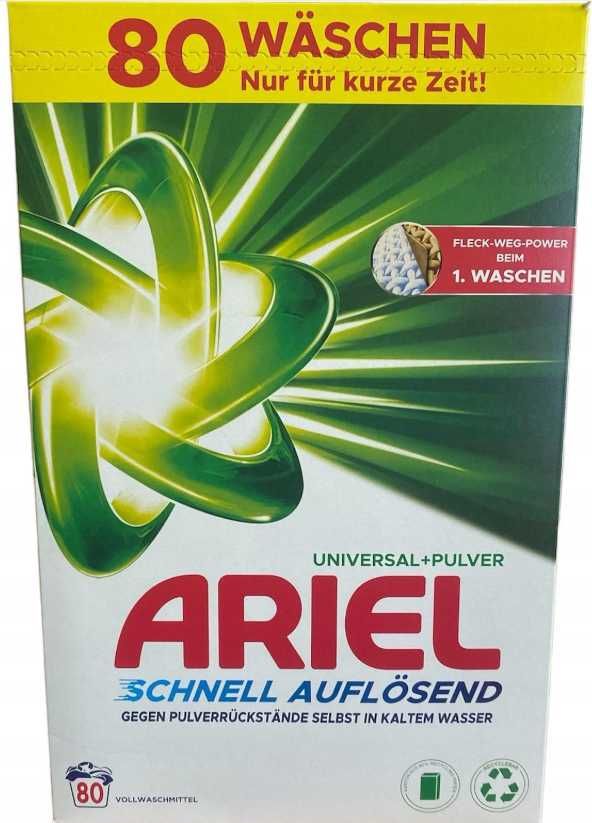 Proszek do prania Ariel 80 prań z NIEMIECKI 4,8 kg
