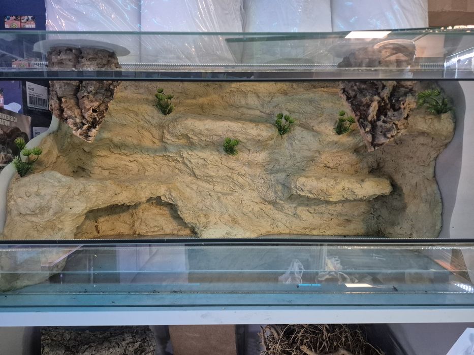 Terarium 70x45x45 ze ścianką  Kraków