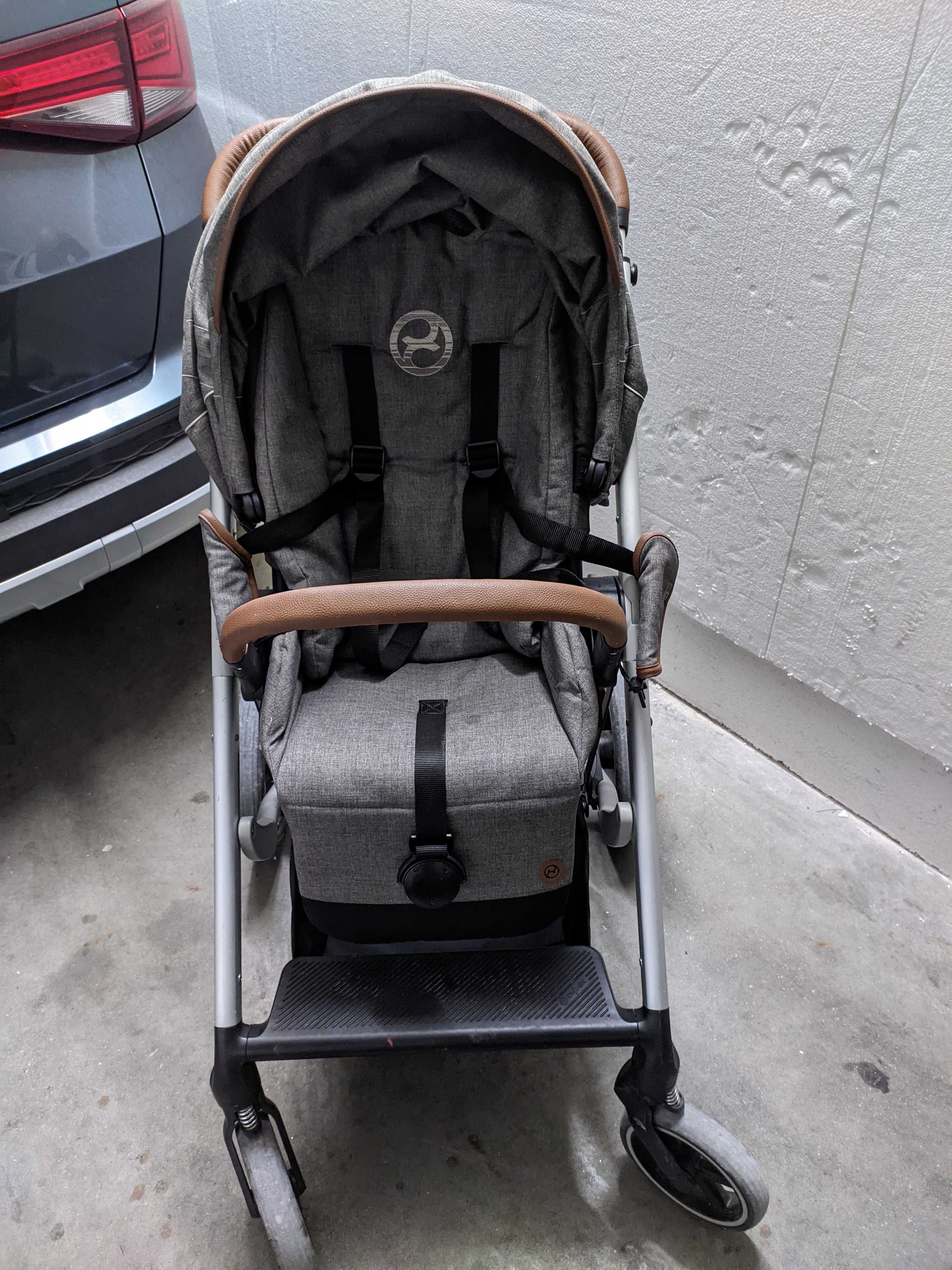 Cybex Balios S lux Black + Ovo Cloud Z Plus + Adaptador