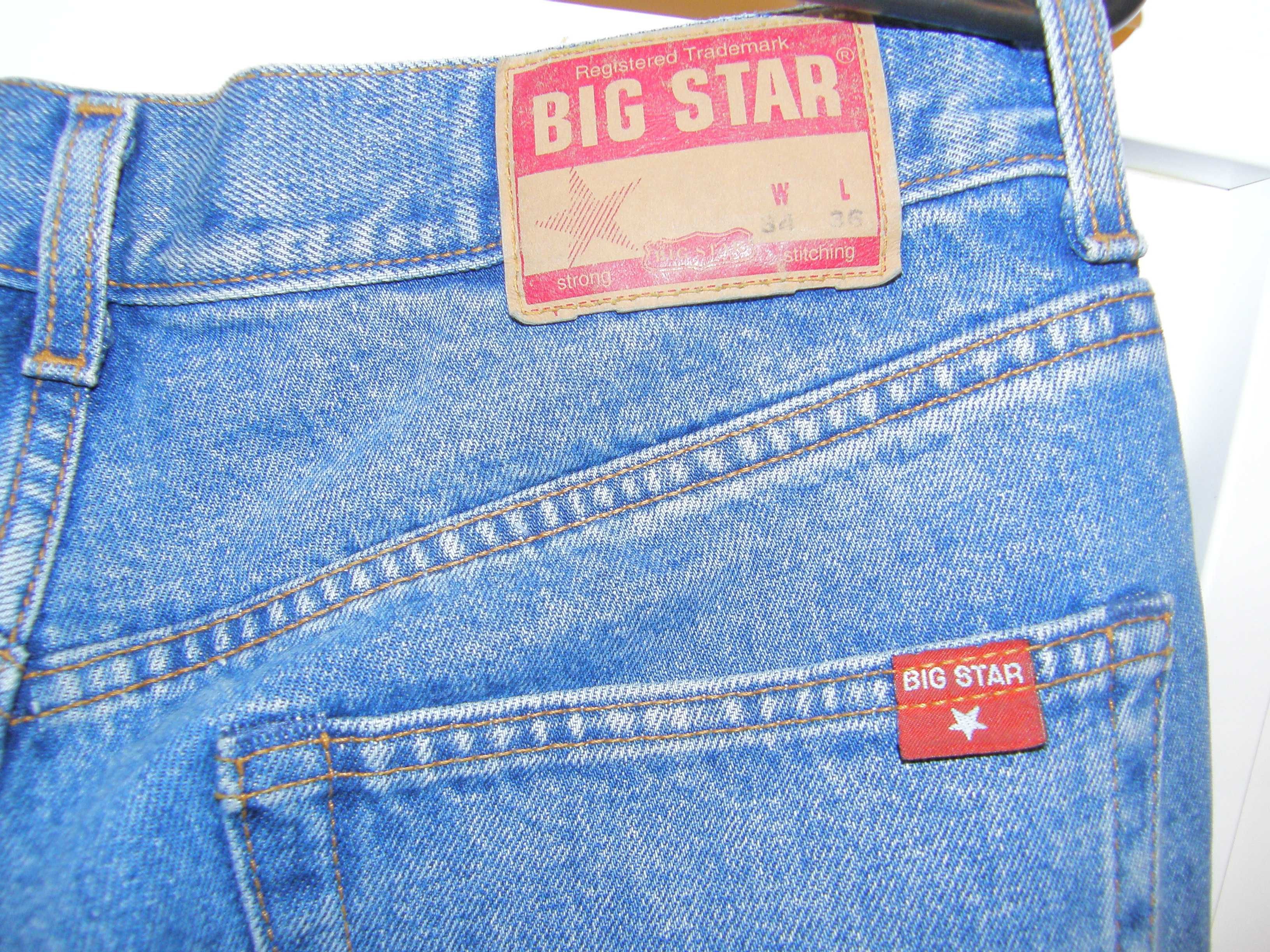 Spodnie jeansy męskie Big Star / W 34, L 36 / regular fit