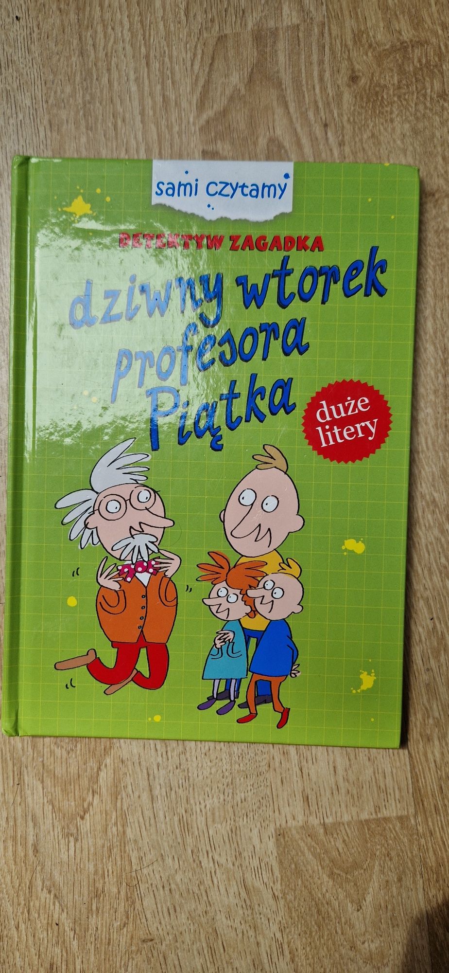 Detektyw Zagadka Sami Czytamy duże litery do nauki czytania