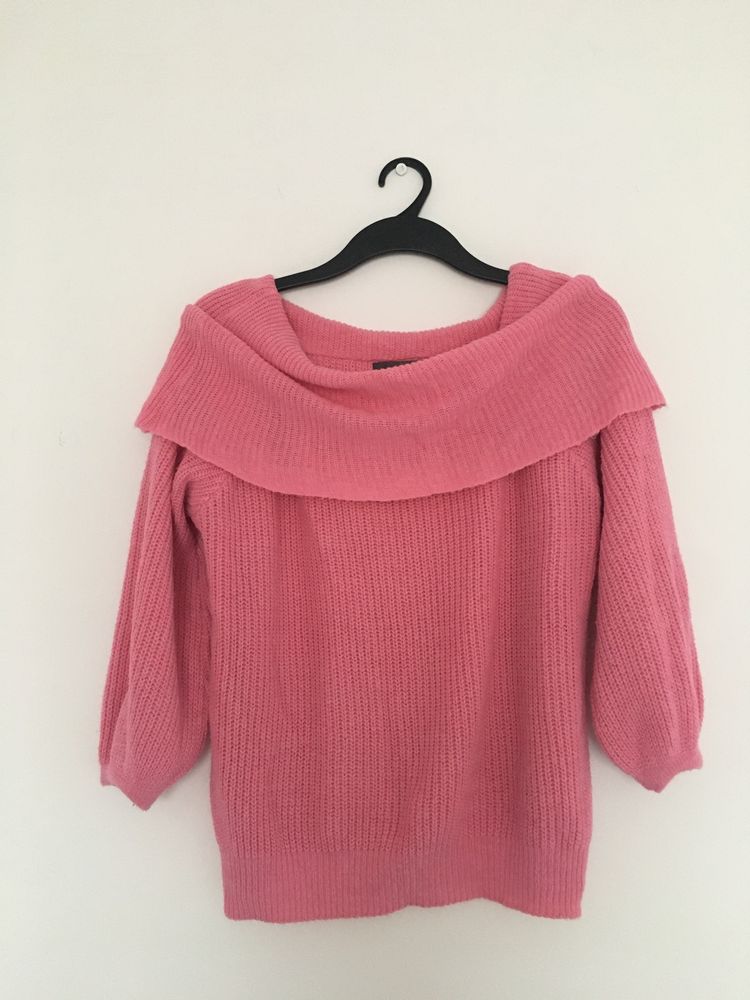 Sweter różowy Primark oversize 38