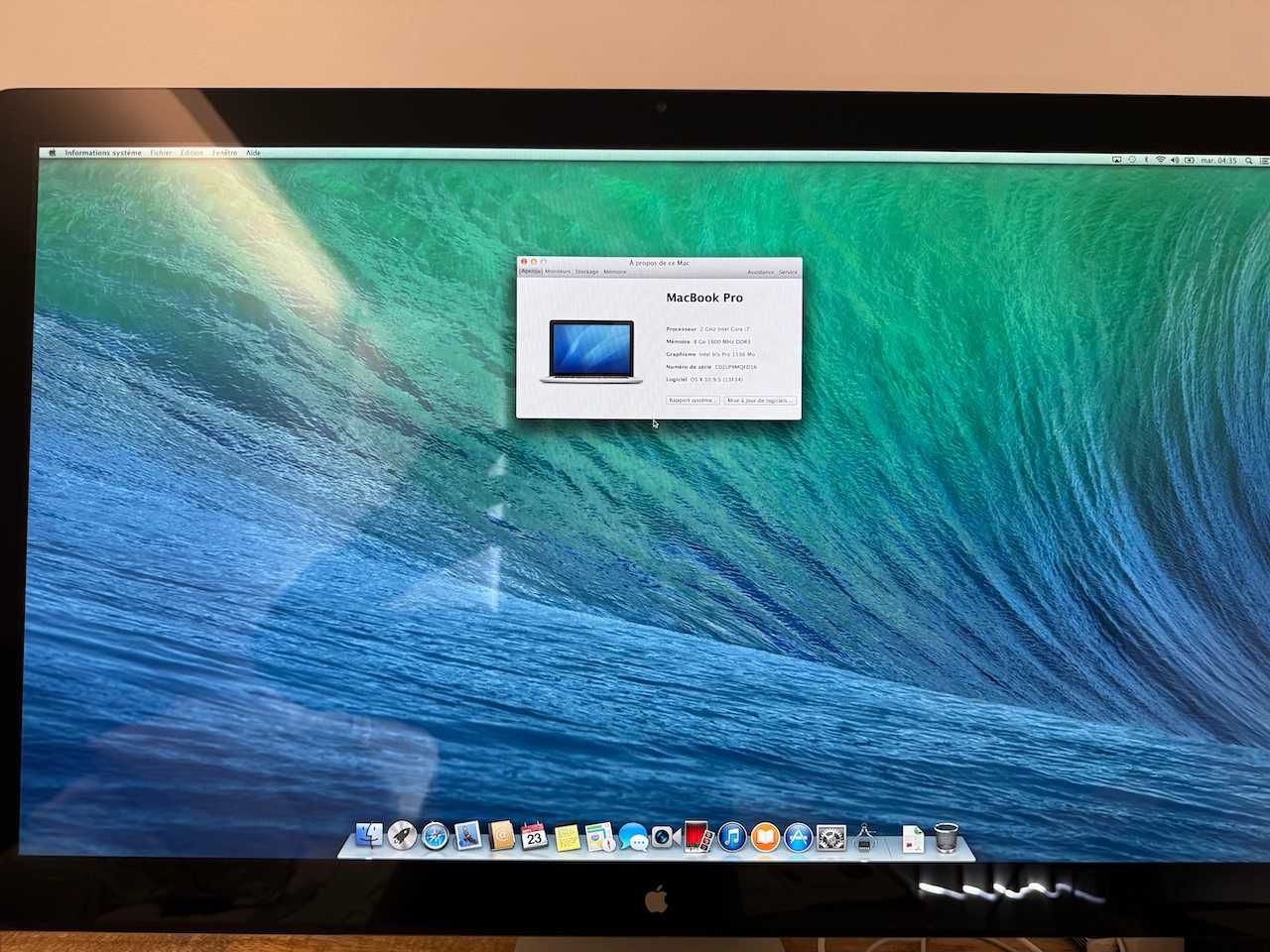 Apple Macbook pro 15" e ecrã Apple display 27"