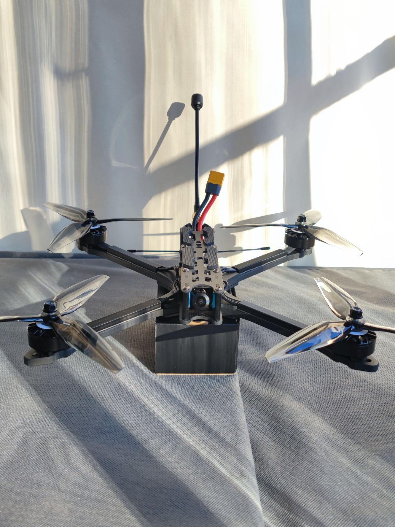 Далекобійний Fpv дрон 7 дюймів під скид та камікадзе 5.8GHz VTX 2.5W